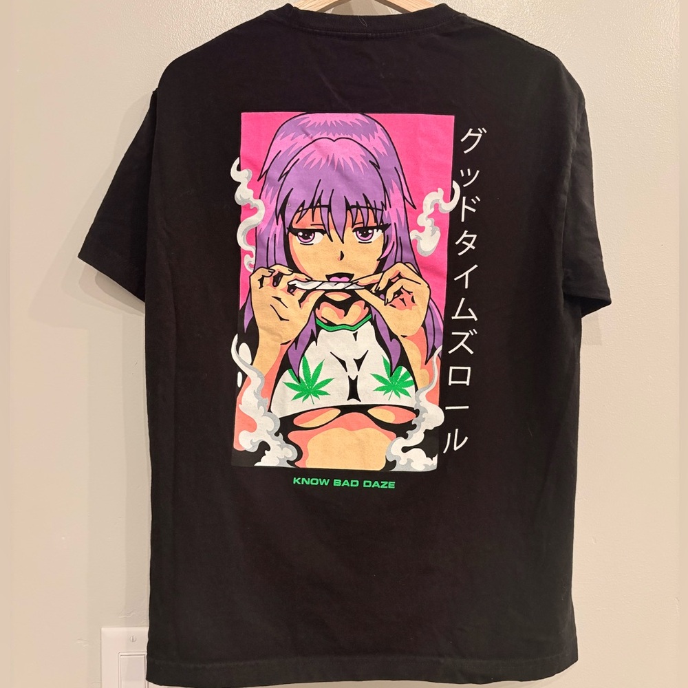 Zumiez anime stoner kawaii graphic  t shirt
